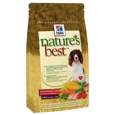 Hill`s для взрослых собак мелких и средних пород, с курицей и овощами, Nature's Best™ Canine Adult Mini/Medium, 12 кг