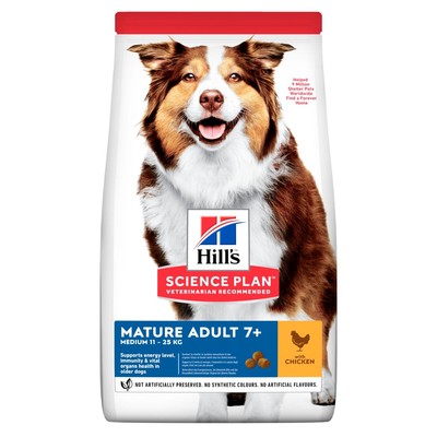 Hill's™ Science Plan™ сухой корм для пожилых собак средних пород старше 7 лет Active Longevity™ Medium с Курицей