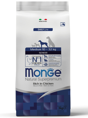 Monge Dog Medium корм для пожилых собак средних пород (фото)