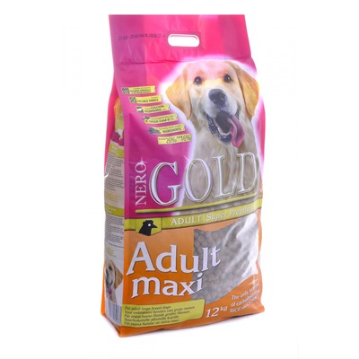 NERO GOLD super premium для взрослых собак крупных пород