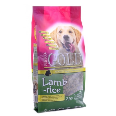 NERO GOLD super premium для взрослых собак ягненок с рисом