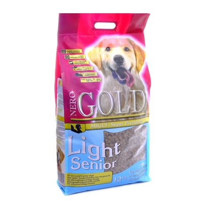 NERO GOLD super premium для пожилых собак индейка с рисом, 12 кг