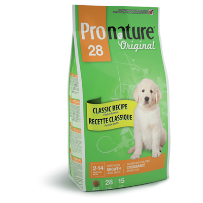Pronature 28 для щенков крупных пород с цыпленком Original