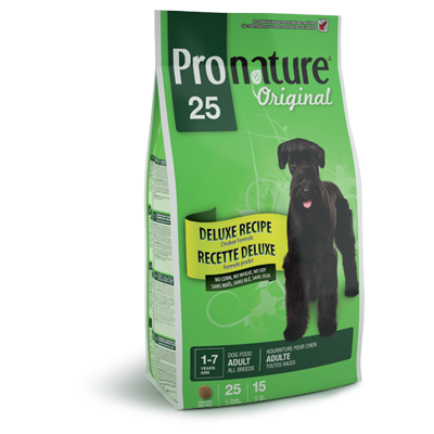 Pronature 25 для взрослых собак без сои, пшеницы, кукурузы Original