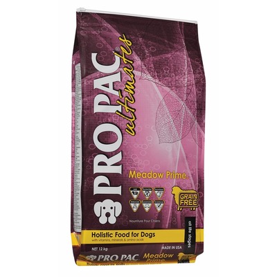 Pro Pac беззерновая диета для взрослых собак, ягненок/картофель Ultimates Meadow Prime Lamb Meal & Potato