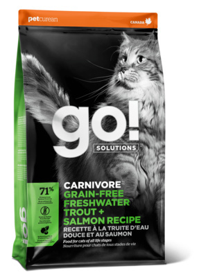Go! Natural holistic   : ,       . (Sensitivity + Shine Grain Free Freshwater Trout&Salmon Cat Recipe 48/18)