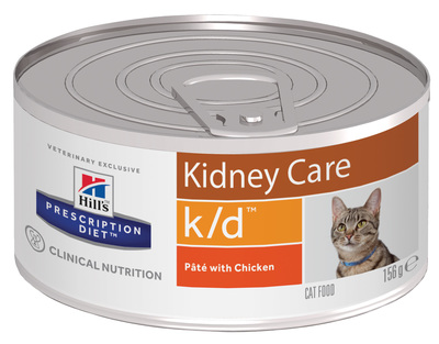 Hill`s K/D диетический влажный корм для кошек- лечение заболеваний почек, Prescription Diet Feline k/d