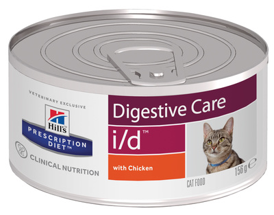 Hill`s I/D диетический влажный корм для кошек- для лечения заболеваний ЖКТ, Hill's Prescription Diet Feline i/d Canned Food