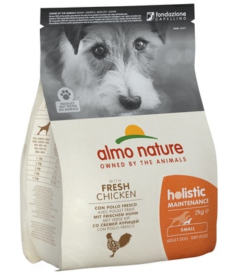Almo Nature сухой корм для взрослых собак малых пород с курицей, Small&Chicken