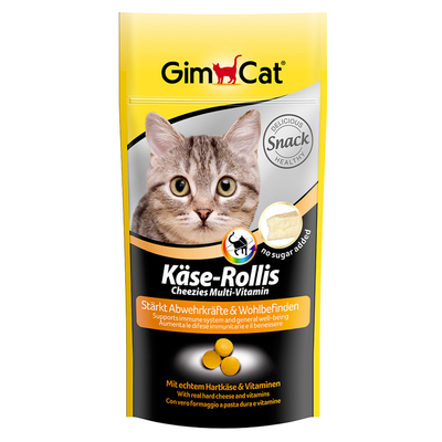 Gimcat «K?se-Rollis» Витаминизированные сырные шарики с Мультивитамин для кошек, 40 гр.