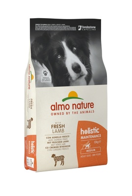 Almo Nature сухой корм для взрослых собак с ягненком, Medium&Lamb