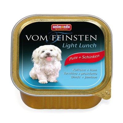 Animonda с индейкой и ветчиной Vom Feinsten Light Lunch консервы Облегченное меню для собак, 150 гр. х 22 шт.
