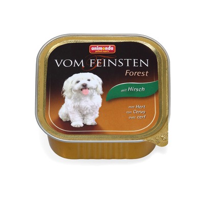 Animonda с олениной Vom Feinsten Forest консервы для собак, 150 гр. х 22 шт.