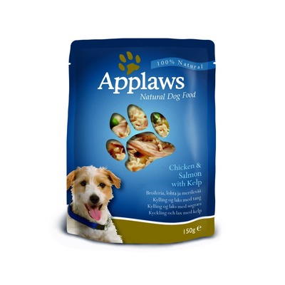 Applaws паучи для собак с курицей, лососем и овощным ассорти, 150 гр