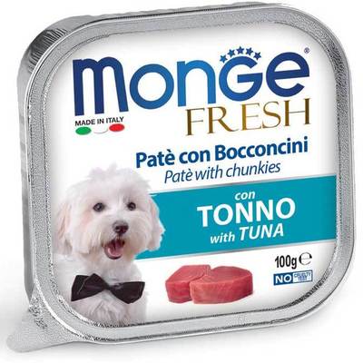 Monge Dog Fresh консервы для собак тунец 100 г (фото)