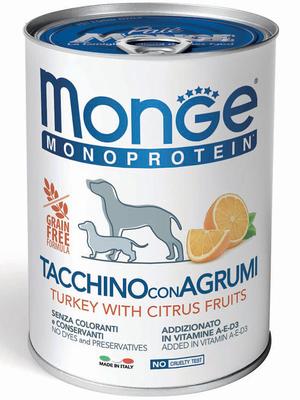 Monge Dog Monoproteino Fruits      400  ()