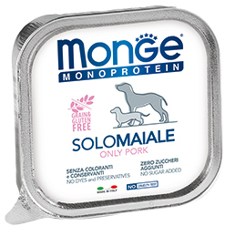 Monge Dog Monoproteino Solo паштет из свинины 150 г (фото)