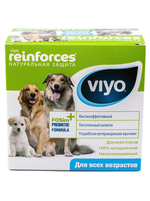 VIYO Reinforces All Ages DOG пребиотический напиток для собак всех возрастов 7х30 мл (фото)