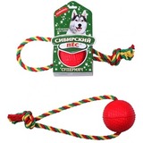 Сибирский Пёс игрушка для собак "Супермяч" на верёвке (петля)