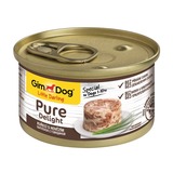 GimDog Pure Delight консервы для собак из цыпленка с говядиной 85 г