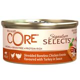 Welness Core SIGNATURE SELECTS консервы из курицы с индейкой в виде фарша в соусе для кошек