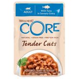 Welness Core TENDER CUTS паучи из тунца в виде нарезки в соусе для кошек
