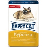 Happy Cat Sterilized с курицей - полноценный корм для взрослых кастрированных и стерилизованных кошек