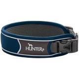 Hunter ошейник с мягкой подкладкой Divo, цвет темно-синий
