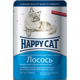 Happy Cat Ломтики лосося - полноценный корм для взрослых кошек всех пород и возрастов