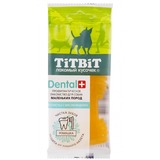 TitBit ДЕНТАЛ+ Зубочистка с мясом индейки для собак маленьких пород