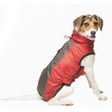 Dog Gone Smart светоотражающий дождевик Hexagon jacket, цвет красный чили