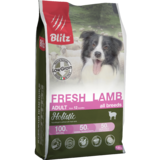 Blitz Holistic СВЕЖИЙ ЯГНЁНОК — низкозерновой сухой корм для взрослых собак всех пород Holistic Fresh Lamb Adult Dog All Breeds (Low Grain)