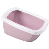 IMAC туалет-лоток для кошек FUNNY с высокими бортами 62х49,5х33h см, нежно-розовый