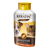 Rolf Club Шампунь KERATIN+ Sensitive для кошек и собак склонных к аллергии