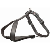Trixie У-образная шлейка с мягкой подкладкой Premium Y-harness, цвет графитовый