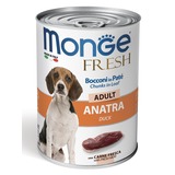 Monge Dog Fresh Chunks in Loaf консервы для собак мясной рулет из утки 400г