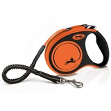 Flexi рулетка с амортизатором Xtreme, 5 м для собак до 20 кг, цвет оранжевый