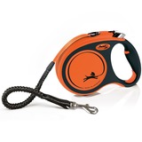 Flexi рулетка с амортизатором Xtreme, 5 м для собак до 65 кг, цвет оранжевый