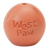 West Paw игрушка для собак мячик Zogoflex Rando, цвет оранжевый