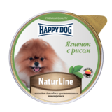 Happy Dog Natur Line консервы для собак паштет Ягненок с рисом