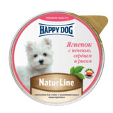 Happy Dog Natur Line консервы для собак паштет Ягненок с печенью, сердцем и рисом