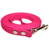 R-Dog Поводок из мягкого биотана Гекса, стальной карабин для собак до 15 кг, цвет розовый