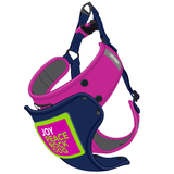 JOYSER Мягкая шлейка Mood harness со сменным передником Customized-Shirt, цвет розовый