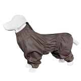Darell дождевик для собак, коричневый, на гладкой подкладке