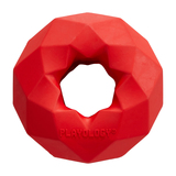 Playology хрустящее жевательное кольцо-многогранник CHANNEL CHEW RING с ароматом говядины, цвет красный