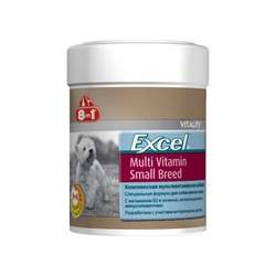 8 in 1 Excel мультивитамины для взрослых собак мелких пород, 70 табл.