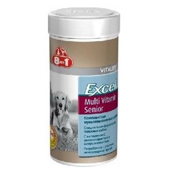 8 in 1 Excel мультивитамины для пожилых собак, 70 табл.