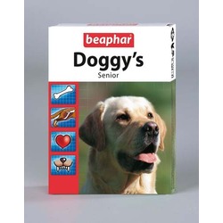 Beaphar Doggy’s Senior Витаминизированное лакомство для собак старше 7 лет, 75 табл.