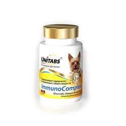 Unitabs ImmunoComplex витамины для собак мелких пород, 100 табл.