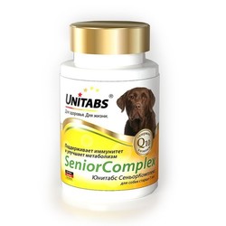 Unitabs SeniorComplex мультивитамины для собак старше 7 лет, 100 табл.